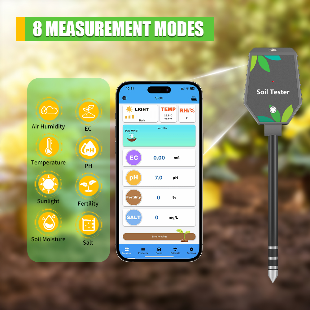 Yieryi-Testeur de sol intellig - Plant Parent App avis et prix