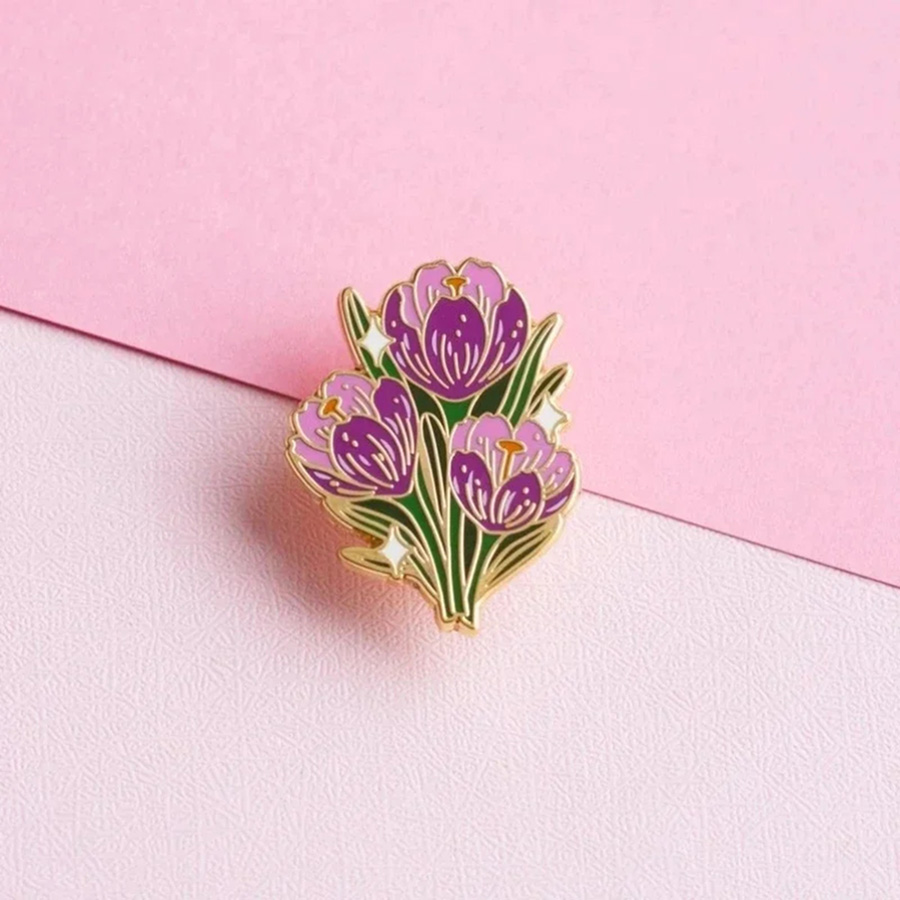 Broches en émail princesse ros - Philodendron Pink Princess avis et prix
