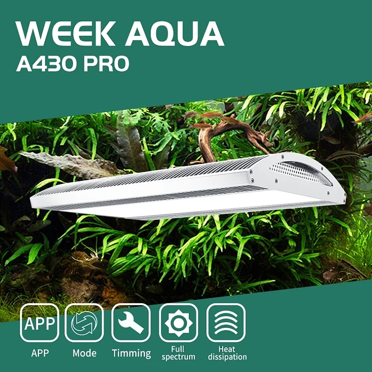 Week Aqua A430 Pro 120W LED lu - Plant Parent App avis et prix