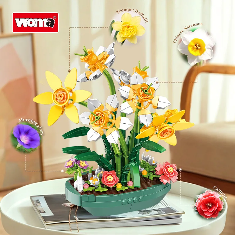 Fleur de narcisse stabilisée e - Plant Parent Pot avis et prix